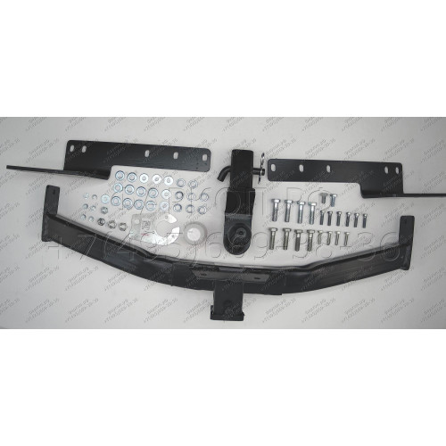 7811 Трейлер Фаркоп для Toyota Land Cruiser Prado J120 2003-2009, J150 2009-2023 без снятия и подрезки бампера. Тип шара: E (легкосъемный шар под квадрат). Нагрузки: 1200/60 кг, масса фаркопа 18,5 кг (без электрики в комплекте)
