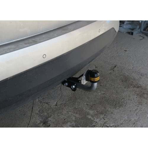 90908-A MOTODOR Фаркоп с оцинкованным шаром на Hyundai Santa Fe 2012-2018, Hyundai Grand Santa Fe 2014-2018, Kia Sorento 2012-2020, кроме Prime. Необходима подрезка бампера. Тип шара: A. Нагрузки: 1500/75 кг, масса фаркопа 16,5 кг (без электрики в комплек