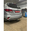 90908-A MOTODOR Фаркоп с оцинкованным шаром на Hyundai Santa Fe 2012-2018, Hyundai Grand Santa Fe 2014-2018, Kia Sorento 2012-2020, кроме Prime. Необходима подрезка бампера. Тип шара: A. Нагрузки: 1500/75 кг, масса фаркопа 16,5 кг (без электрики в комплек