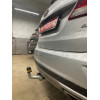 90908-A MOTODOR Фаркоп с оцинкованным шаром на Hyundai Santa Fe 2012-2018, Hyundai Grand Santa Fe 2014-2018, Kia Sorento 2012-2020, кроме Prime. Необходима подрезка бампера. Тип шара: A. Нагрузки: 1500/75 кг, масса фаркопа 16,5 кг (без электрики в комплек