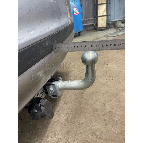 90908-A MOTODOR Фаркоп с оцинкованным шаром на Hyundai Santa Fe 2012-2018, Hyundai Grand Santa Fe 2014-2018, Kia Sorento 2012-2020, кроме Prime. Необходима подрезка бампера. Тип шара: A. Нагрузки: 1500/75 кг, масса фаркопа 16,5 кг (без электрики в комплек