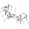 92503-FE MOTODOR Фаркоп с оцинкованным шаром на Toyota Land Cruiser 200 2007-2021 (кроме комплектаций Excalibur и Executive), Lexus LX 2007-2021 без выреза в бампере. Тип шара: FE. Нагрузки: 2000/120 кг, масса фаркопа 18 кг (без электрики в комплекте)