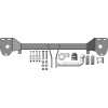 94203-A MOTODOR Фаркоп с оцинкованным шаром на Geely Tugella 2020-2024, KnewStar 001 2024-. Необходима подрезка бампера. Тип шара: A. Нагрузки 1500/75 кг, масса фаркопа 14,1 кг (без электрики в комплекте)