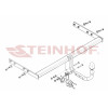 A-066 STEINHOF Фаркоп на Audi A3 хетчбек 3/5 дверей 2008-2013. Требуется подрезка бампера. Тип шара: A. Нагрузки: 1800/100 кг, масса фаркопа 16,4 кг (без электрики в комплекте)