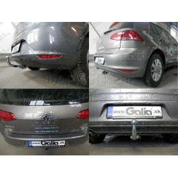 A048A GALIA Полностью оцинкованный фаркоп на Volkswagen Golf VII хетчбек 5 дверей 2013-2017, SEAT Leon хетчбек 5 дверей 2013-2017, Audi A3 хетчбек 3/5 дверей 2012-2020. Подрозетн