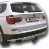 B205-A Лидер-плюс ТСУ для BMW X3 F25 2010-2017. Требуется подрезка бампера. Нагрузки: 1500/75 кг, масса фаркопа 12,38 кг (без электрики в комплекте)