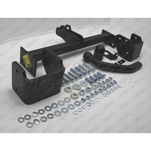 C-008 STEINHOF Фаркоп на Toyota Aygo 2005-2014, Peugeot 107 2005-2014, Citroen C1 2005-2014 без снятия и подрезки бампера. Тип шара: A. Нагрузки: 500/75 кг, масса фаркопа 14,7 кг (без электрики в комплекте)