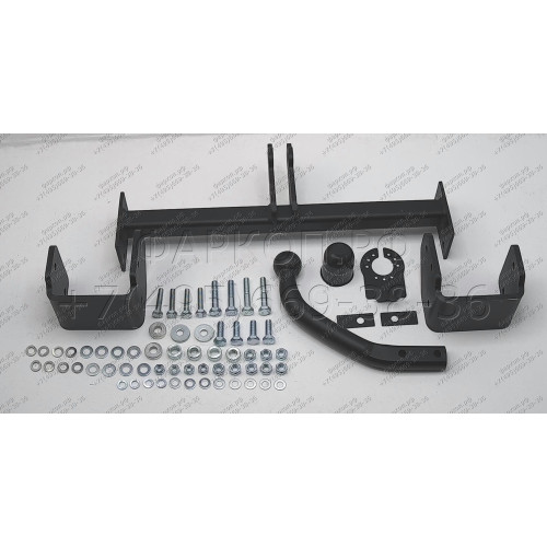 C-008 STEINHOF Фаркоп на Toyota Aygo 2005-2014, Peugeot 107 2005-2014, Citroen C1 2005-2014 без снятия и подрезки бампера. Тип шара: A. Нагрузки: 500/75 кг, масса фаркопа 14,7 кг (без электрики в комплекте)