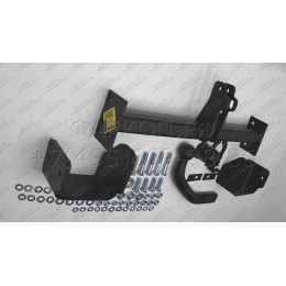 C-008 STEINHOF Фаркоп на Toyota Aygo 2005-2014, Peugeot 107 2005-2014, Citroen C1 2005-2014 без снятия и подрезки бампера. Тип шара: A. Нагрузки: 500/75 кг, масса фаркопа 14,7 кг (без эл