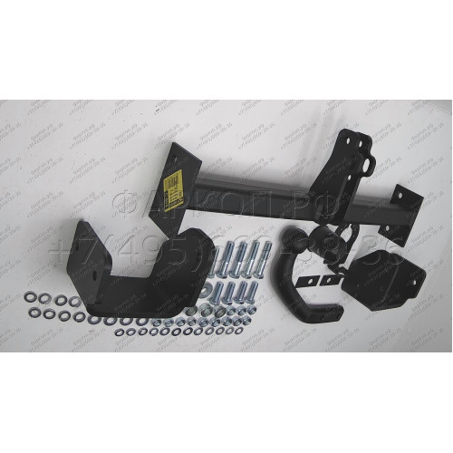 C-008 STEINHOF Фаркоп на Toyota Aygo 2005-2014, Peugeot 107 2005-2014, Citroen C1 2005-2014 без снятия и подрезки бампера. Тип шара: A. Нагрузки: 500/75 кг, масса фаркопа 14,7 кг (без электрики в комплекте)