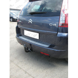 C-042 STEINHOF Фаркоп на Citroen C4 Picasso 2006-2013, Citroen Grand C4 Picasso 2006-2013 без снятия и подрезки бампера. Тип шара: AH (горизонтальное быстросъемное крепление ша
