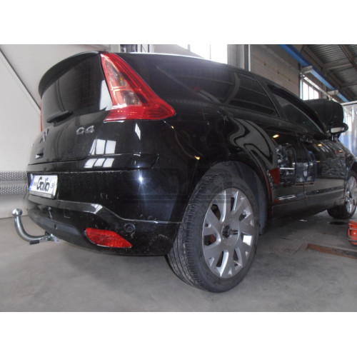 C038C GALIA Полностью оцинкованный фаркоп на Citroen C4 седан 2012-2022 (небольшие доработки, без подрезки бампера), Citroen C4 хетчбек 5 дверей 2004-2010, 2010-2018, Citroen C4 хетчбек 3 двери 2004-2010, Peugeot 307 хетчбек 3/5 дверей 2001-2007, Peugeot 