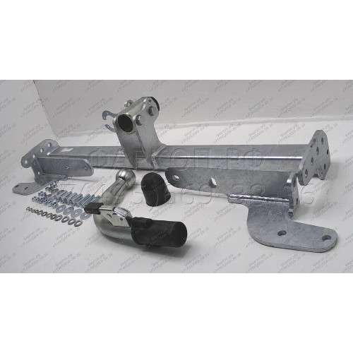 C038C GALIA Полностью оцинкованный фаркоп на Citroen C4 седан 2012-2022 (небольшие доработки, без подрезки бампера), Citroen C4 хетчбек 5 дверей 2004-2010, 2010-2018, Citroen C4 хетчбек 3 двери 2004-2010, Peugeot 307 хетчбек 3/5 дверей 2001-2007, Peugeot 