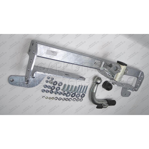 C038C GALIA Полностью оцинкованный фаркоп на Citroen C4 седан 2012-2022 (небольшие доработки, без подрезки бампера), Citroen C4 хетчбек 5 дверей 2004-2010, 2010-2018, Citroen C4 хетчбек 3 двери 2004-2010, Peugeot 307 хетчбек 3/5 дверей 2001-2007, Peugeot 