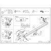 C074A GALIA Полностью оцинкованный фаркоп на Citroen C4 хетчбек 2020-. Тип шара: A. Невидимый вырез бампера. Нагрузки: 1400/75 кг, масса фаркопа 15,52 кг