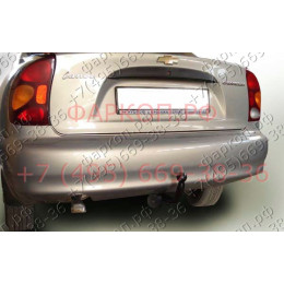 C201-A Лидер-плюс ТСУ для Chevrolet Lanos седан 1997-2009, Daewoo Lanos, Sens седан 1997-2009 без снятия и выреза бампера. Нагрузки: 1200/75 кг, масса фаркопа 14,38 кг, требует