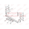 CV 12 AVTOS Фаркоп на Ravon R4 2016-2020, Chevrolet Cobalt 2012-2016 без подрезки бампера. Тип шара: A. Нагрузки: 1000/75 кг, масса фаркопа 16 кг (без электрики в комплекте)