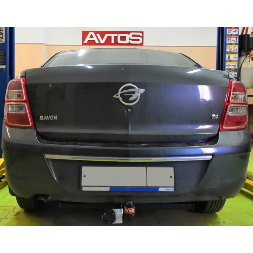 CV 12 AVTOS Фаркоп на Ravon R4 2016-2020, Chevrolet Cobalt 2012-2016 без подрезки бампера. Тип шара: A. Нагрузки: 1000/75 кг, масса фаркопа 16 кг (без электрики в комплекте)