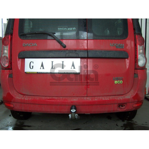 D037A GALIA Полностью оцинкованный фаркоп на Lada Largus 2012-, Dacia Logan универсал 2007-2013. Тип шара: A. Установка без снятия и выреза бампера. Нагрузки: 1300/75 кг, масса фаркопа 18,2 кг