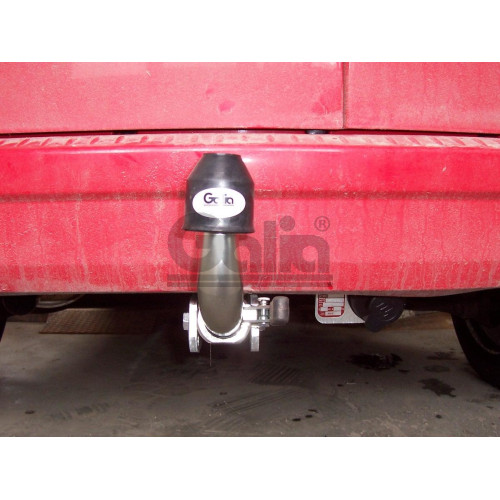 D037A GALIA Полностью оцинкованный фаркоп на Lada Largus 2012-, Dacia Logan универсал 2007-2013. Тип шара: A. Установка без снятия и выреза бампера. Нагрузки: 1300/75 кг, масса фаркопа 18,2 кг