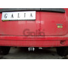 D037A GALIA Полностью оцинкованный фаркоп на Lada Largus 2012-, Dacia Logan универсал 2007-2013. Тип шара: A. Установка без снятия и выреза бампера. Нагрузки: 1300/75 кг, масса фаркопа 18,2 кг