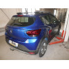 D050A GALIA Полностью оцинкованный фаркоп на Dacia Sandero III 2020-, Dacia Sandero Stepway III 2020-. Тип шара: A. Невидимый вырез бампера. Нагрузки: 1200/75 кг, масса фаркопа 12,42 кг