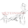 F-318 STEINHOF Фаркоп на Ford Mustang Mach-E CGW 07/2020-. Требуется подрезка бампера. Тип шара: AV (вертикальное быстросъемное крепление шара на ключе). Нагрузки: 1000/80 кг (без электрики в комплекте)