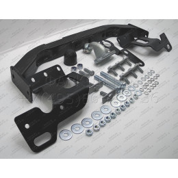 F.4015.002 BERG Фаркоп на Mitsubishi Pajero Sport 2008-2016, 2016-2021 без снятия и подрезки бампера. Тип шара: F. Нагрузки: 2000/75 кг, масса фаркопа 16,8 кг (без электрики в к