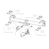 F.5813.003 BERG Фаркоп на Volkswagen Touareg 2010-2018, Audi Q7 2006-2015, Porsche Cayenne 2010-2017 без подрезки бампера. Тип шара: VM (быстросъемный). Нагрузки: 3500/100 кг, масса фаркопа 27,1 кг (без электрики в комплекте)