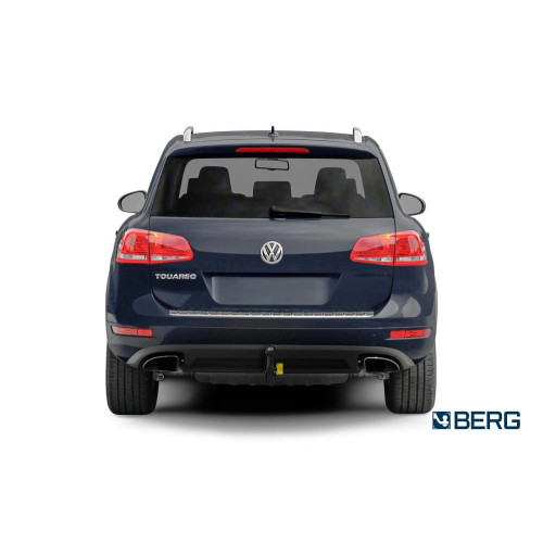 F.5813.003 BERG Фаркоп на Volkswagen Touareg 2010-2018, Audi Q7 2006-2015, Porsche Cayenne 2010-2017 без подрезки бампера. Тип шара: VM (быстросъемный). Нагрузки: 3500/100 кг, масса фаркопа 27,1 кг (без электрики в комплекте)
