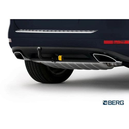 F.5813.003 BERG Фаркоп на Volkswagen Touareg 2010-2018, Audi Q7 2006-2015, Porsche Cayenne 2010-2017 без подрезки бампера. Тип шара: VM (быстросъемный). Нагрузки: 3500/100 кг, масса фаркопа 27,1 кг (без электрики в комплекте)