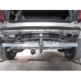 F073A GALIA Полностью оцинкованный фаркоп на FIAT Stilo хетчбек 3/5 дверей 2001-2007. Тип шара: A. Невидимый вырез бампера. Нагрузки: 1300/60 кг, масса фаркопа 17 