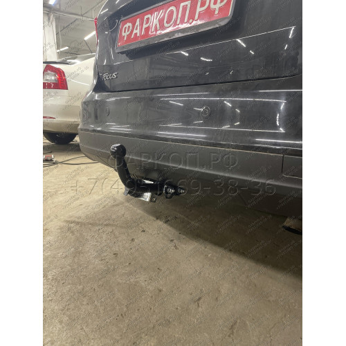 F101-A Лидер-плюс ТСУ для Ford Focus 2 хетчбек 2004-2011, Ford Focus 3 хетбчек 2011-2018 без выреза бампера. Нагрузки: 1100/75 кг, масса фаркопа 13,46 кг (без электрики в комплекте)