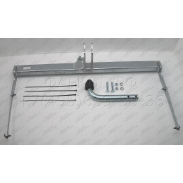 F113A GALIA Полностью оцинкованный фаркоп на Ford Kuga 2008-2013, 2013-2020. Подрозетник убирается за бампер. Тип шара: A. Без выреза бампера. Нагрузки: 2100/110 кг,