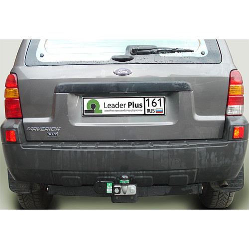 F114-F Лидер-плюс ТСУ для Ford Maverick 2004-2007, Ford Escape 2004-2007 без выреза бампера. Нагрузки: 2000/100 кг, масса фаркопа 20,2 кг (без электрики в комплекте)