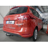 F118A GALIA Полностью оцинкованный фаркоп на Ford B-Max 2012-2017. Подрозетник убирается за бампер. Тип шара: A. Без выреза бампера. Нагрузки: 1150/75 кг, масса фаркопа 14,01 кг