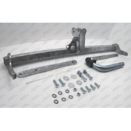 F118A GALIA Полностью оцинкованный фаркоп на Ford B-Max 2012-2017. Подрозетник убирается за бампер. Тип шара: A. Без выреза бампера. Нагрузки: 1150/75 кг, масса