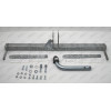 F118A GALIA Полностью оцинкованный фаркоп на Ford B-Max 2012-2017. Подрозетник убирается за бампер. Тип шара: A. Без выреза бампера. Нагрузки: 1150/75 кг, масса фаркопа 14,01 кг