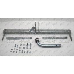 F118A GALIA Полностью оцинкованный фаркоп на Ford B-Max 2012-2017. Подрозетник убирается за бампер. Тип шара: A. Без выреза бампера. Нагрузки: 1150/75 кг, масса