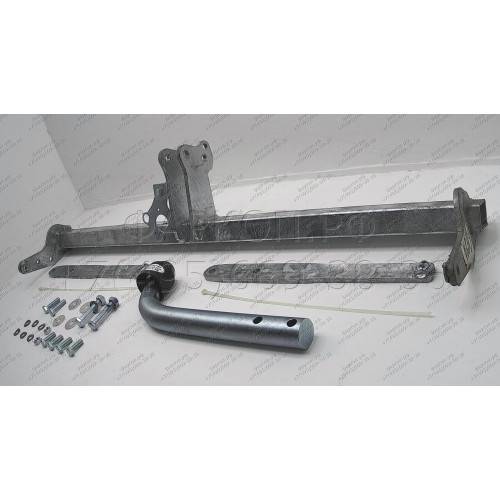 F118A GALIA Полностью оцинкованный фаркоп на Ford B-Max 2012-2017. Подрозетник убирается за бампер. Тип шара: A. Без выреза бампера. Нагрузки: 1150/75 кг, масса фаркопа 14,01 кг