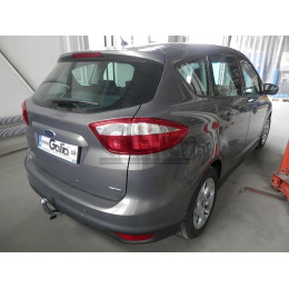 F139C GALIA Полностью оцинкованный фаркоп на Ford Focus 2003-2018, Ford Focus C-MAX 2003-2010, 2010-2019, Ford Grand C-MAX 2010-2019. Тип шара: C (горизонтальный съемный). Невидимый выр