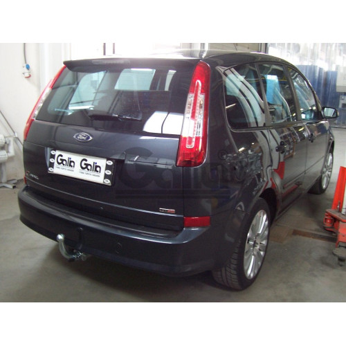 F139C GALIA Полностью оцинкованный фаркоп на Ford Focus 2003-2018, Ford Focus C-MAX 2003-2010, 2010-2019, Ford Grand C-MAX 2010-2019. Тип шара: C (горизонтальный съемный). Невидимый вырез бампера. Нагрузки: 1700/80 кг, масса фаркопа 15,97 кг