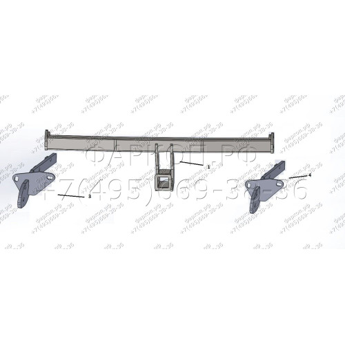FA 0220-E Бизон Фаркоп на Nissan X-Trail T31 2007-2014. Требуется подрезка бампера. Тип шара: E (легкосъемный шар под квадрат). Нагрузки: 2200/120 кг. Не комплектуется электрикой