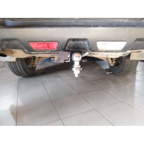 FA 0220-E Бизон Фаркоп на Nissan X-Trail T31 2007-2014. Требуется подрезка бампера. Тип шара: E (легкосъемный шар под квадрат). Нагрузки: 2200/120 кг. Не комплектуется электрикой