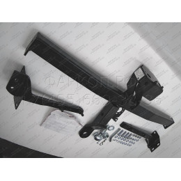 FA 0220-E Бизон Фаркоп на Nissan X-Trail T31 2007-2014. Требуется подрезка бампера. Тип шара: E (легкосъемный шар под квадрат). Нагрузки: 2200/120 кг. Не комплектуе