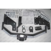 FA 0724-E(N) Бизон Фаркоп с хромированной накладкой на Hyundai Santa Fe 2012-2018, Kia Sorento II XM 2012-2020. Требуется подрезка бампера. Тип шара: E (легкосъемный шар под квадрат). Нагрузки: 3000/120 кг. Не комплектуется электрикой