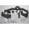 FA 0724-E(N) Бизон Фаркоп с хромированной накладкой на Hyundai Santa Fe 2012-2018, Kia Sorento II XM 2012-2020. Требуется подрезка бампера. Тип шара: E (легкосъемный шар под квадрат). Нагрузки: 3000/120 кг. Не комплектуется электрикой