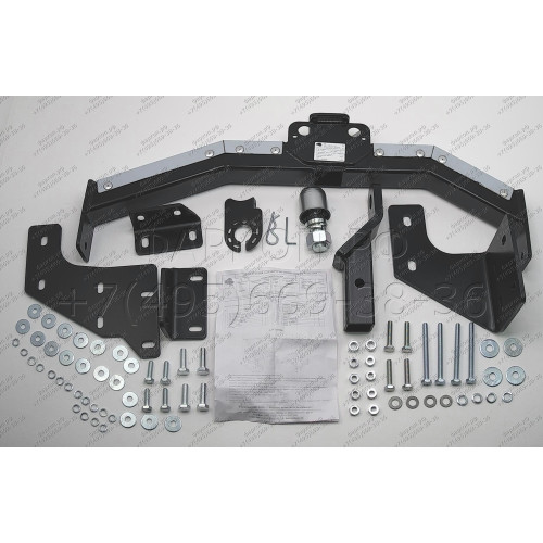 FA 0724-E(N) Бизон Фаркоп с хромированной накладкой на Hyundai Santa Fe 2012-2018, Kia Sorento II XM 2012-2020. Требуется подрезка бампера. Тип шара: E (легкосъемный шар под квадрат). Нагрузки: 3000/120 кг. Не комплектуется электрикой