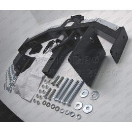 FA 0724-E(N) Бизон Фаркоп с хромированной накладкой на Hyundai Santa Fe 2012-2018, Kia Sorento II XM 2012-2020. Требуется подрезка бампера. Тип шара: E (легкосъемный шар п