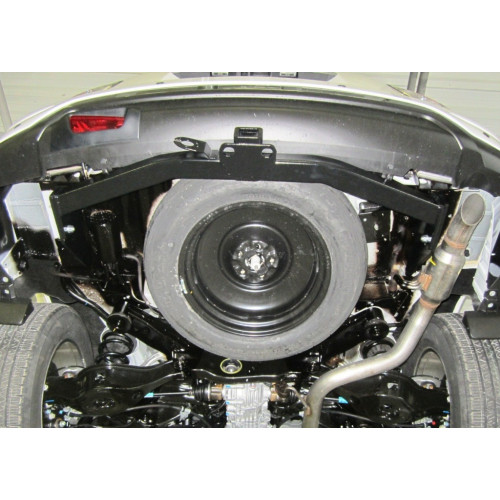 FA 0854-E Бизон Фаркоп на Nissan Pathfinder R52 2014-2021 без подрезки бампера. Тип шара: E (легкосъемный шар под квадрат). Нагрузки: 3200/120 кг. Не комплектуется электрикой